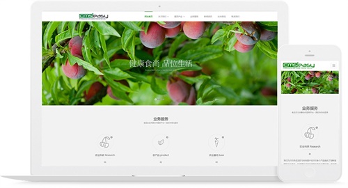 綠色農(nóng)產(chǎn)品響應(yīng)式網(wǎng)站模板